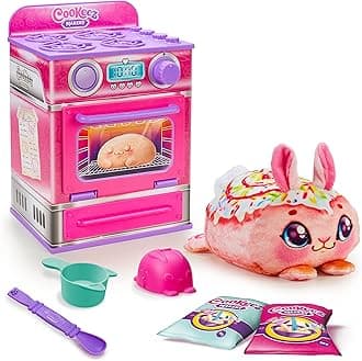 Cookeez Makery Cinnamon Treatz Oven, Mix & Make a plush best friend! Place your Dough In The Oven And Be Amazed When A Warm, Scented, Interactive, Plush Friend Comes Out!