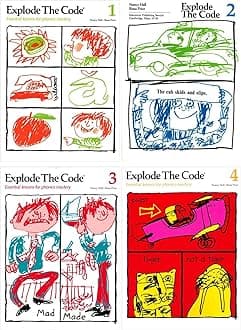 Explode the Code 4 Books SET: Book 1, 2, 3 and 4 (Essential Lessons for Phonics Mastery)
