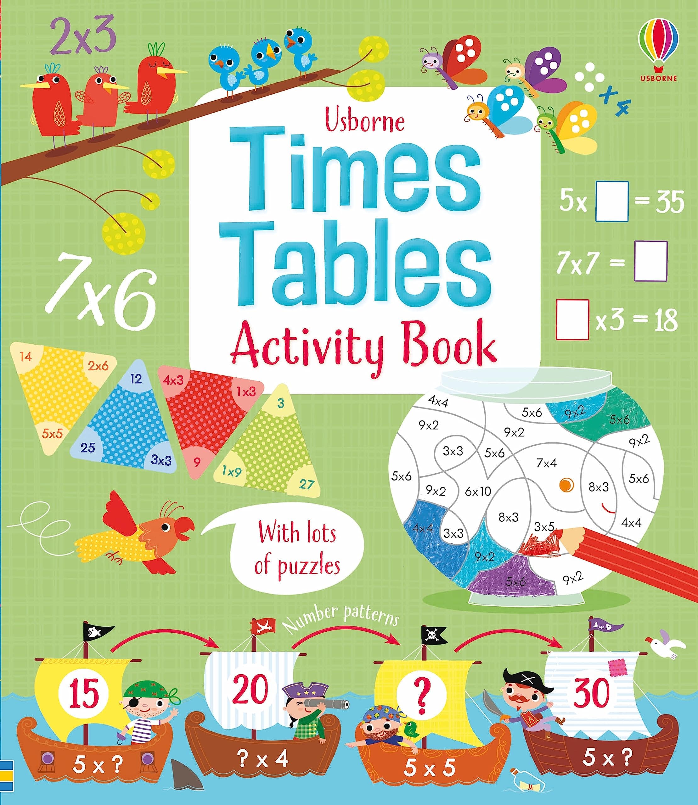 Times Tables Activity Book: A Bright Write-In Learning Guide with Puzzles, Mazes, and Quizzes for Children (Ages 6-9) (Maths Activity Books)