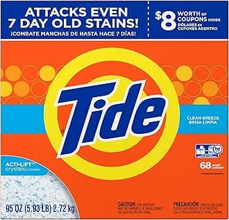 Clean Breeze HE Turbo Powder Laundry Detergent, 68 Loads, 95 Oz