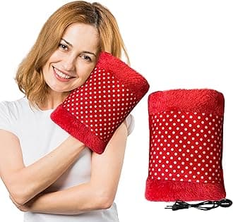 Careforce Electric Hot Water Bag for Pain Relief Electric Heating Pad For Period Cramps Electric Hot Bags for Pain Relief in Shoulder, Back, Neck Electric Heating Bag for pain relief Hand Warmer- Red