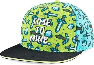 Minecraft Baseball Cap Boys Sun Hat Lightweight Adjustable Strap Snapback Creeper Kids Holiday Accessories Gamer Gifts