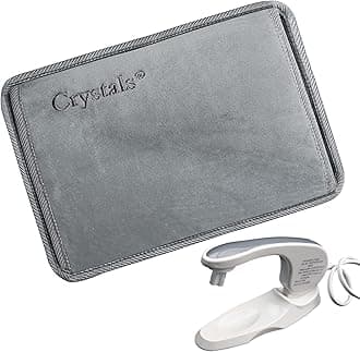 Crystals - Rechargeable Electric Hot Water Bottle - for Cold & Hot Therapy, Pain Relief, Hands, Neck & Shoulder - Hand Warmer Massaging Heat Pad Cozy