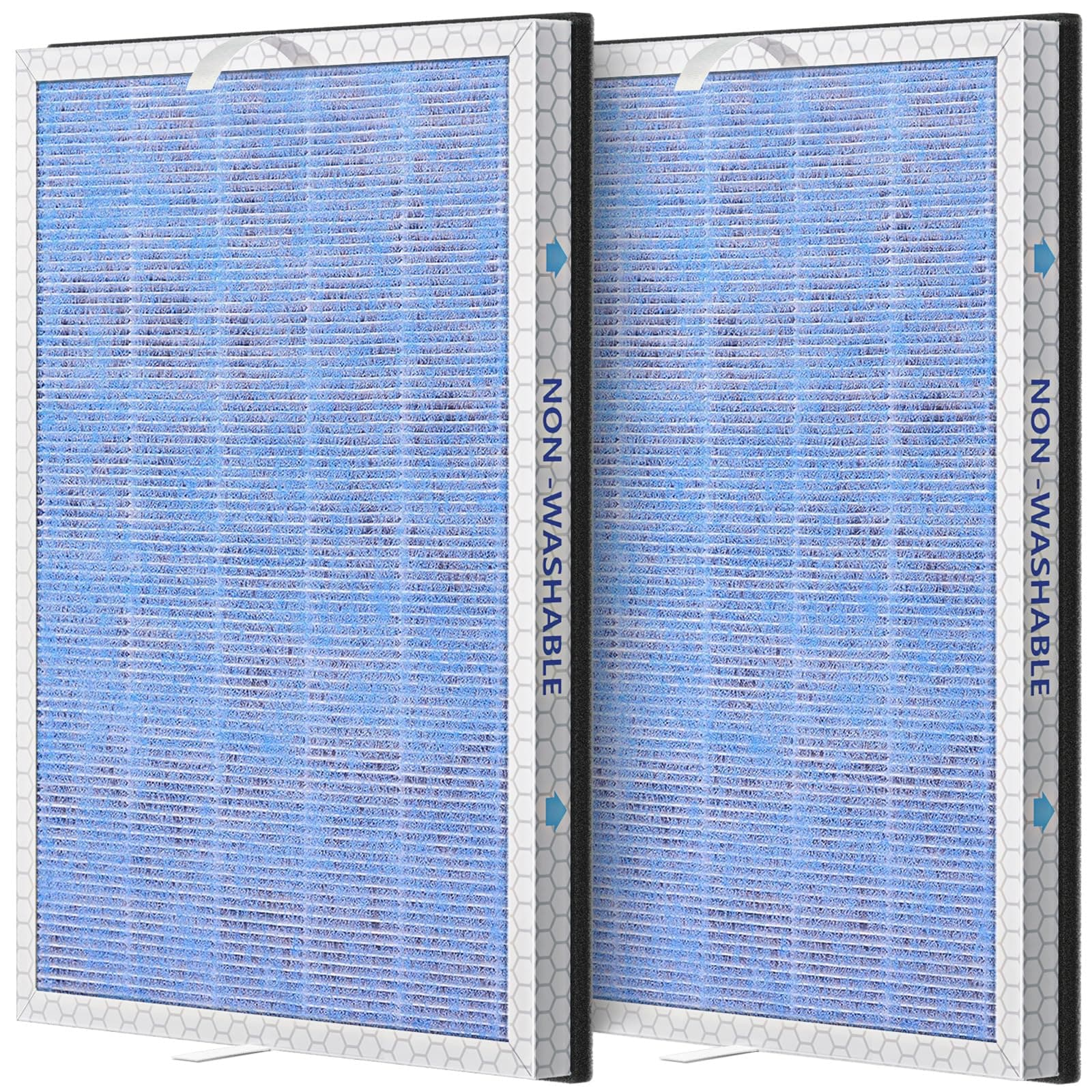 2 PACK MSA3/MSA3S HEPA Replacement Filter Compatible with Membrane Solutions MSA3 and MSA3S Device, 3-Stage HEPA Filter