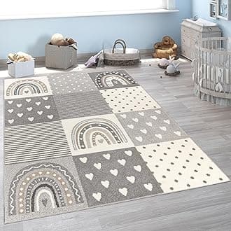 Paco Home Children's Rug Child's Room Girls Boys Various Motifs And Sizes, Size:240x340 cm, Colour:Grey 4