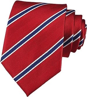 Men's Plaid Check Stripe Ties Pattern Business Formal Designer Neckties