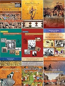 ALL NCERT HISTORY BOOKS FOR Class - 6 TO 12 (ENGLISH MEDIUM) IN COMBO PACK for UPSC Prelims / Main / IAS / Civil Services / IFS / IES / ISS / CISF / CDS / SCRA / IFS / NDA (9 BOOKS)