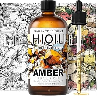 Amber Fragrance Oil for Candle, Perfume, Soap Making, Hotel Scents for Essential Oil Diffuser & Aromatherapy - 5.07 Fl Oz