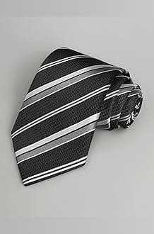 KissTies Striped Tie Mens Necktie Travel Daily Ties + Gift Box