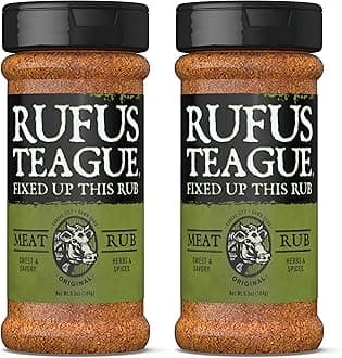 Meat Rub, 2 Pack, Premium Barbecue Seasoning & Dry Rub for Smoking and Grilling, Award-Winning Flavor for Beef, Pork & Chicken, Gluten-Free, 6.5 oz