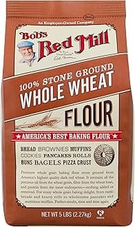 Bob's Red Mill Whole Wheat Flour, 5 Pound (Pack of 1)
