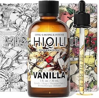Vanilla Fragrance Oil for Body Spray, Diffuser Use, Essential Oil for Candle, Soap, and Women Perfume Making - 1 Fl Oz
