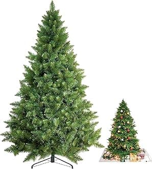 ORCHID M® 180CM Christmas Tree, Holiday Trees for Xmas, Premium Spruce Artificial Christmas Tree, Includes Foldable Metal Stand, Indoor & Outdoor Party Decoration for Home & Office
