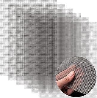 6 Pack 12x8 Inch Stainless Steel Wire Mesh Screen for DIY Projects, Vent, Cage, Garden, Window, Filter - Never Rust