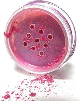 Hot Screaming Pink Purple Fuchsia Magenta Fantasy Fairy Loose Eyeshadow Powder Pigment, Single Glitter Mineral Dust Jar Pot; Talc, Paraben & Cruelty Free, No Animal Testing
