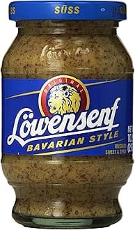 Lowensenf Bavarian Sweet Mustard Jar 10.05 Ounce