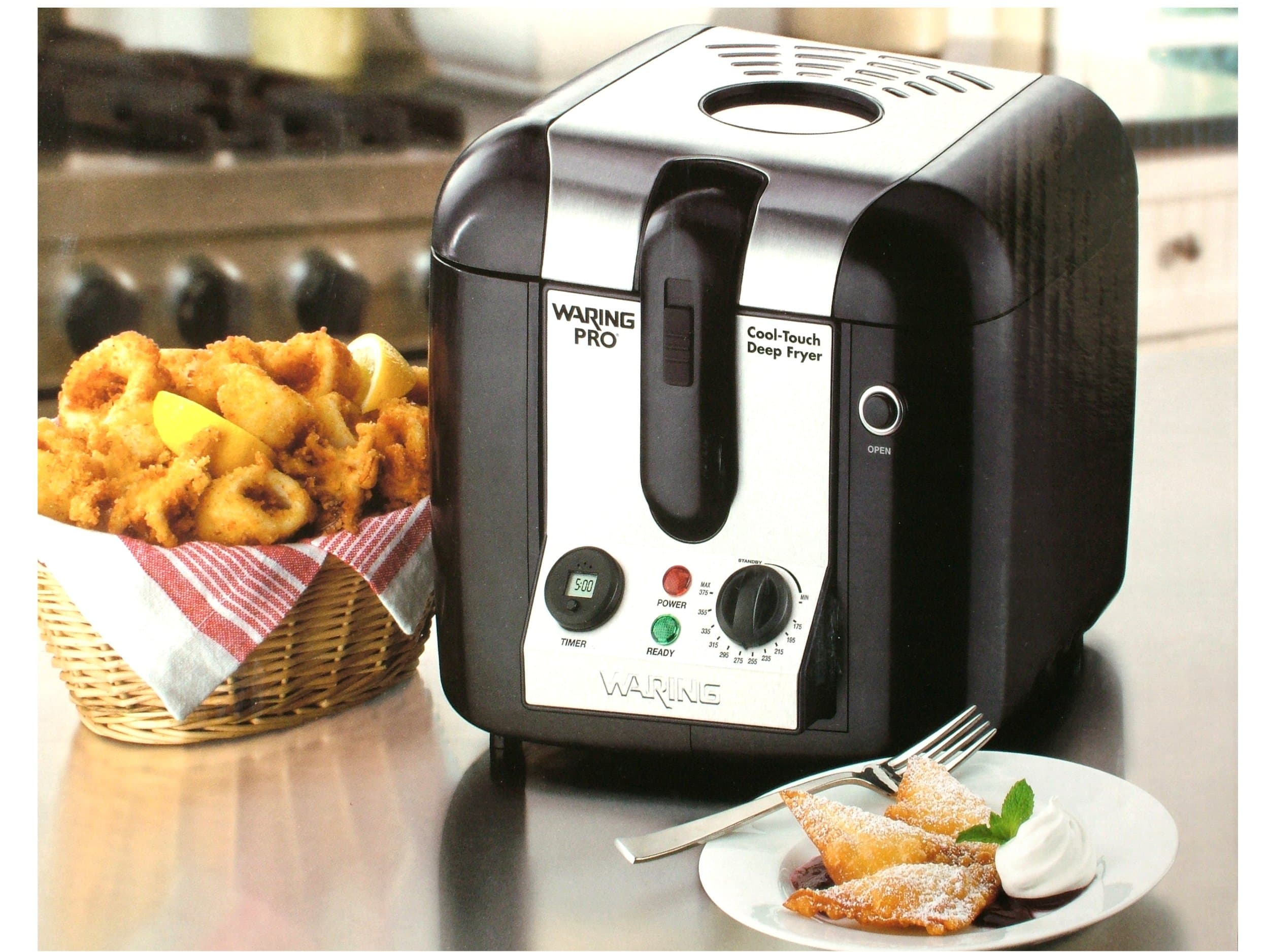 Waring Pro WPF100BPC Professional Cool Touch Deep Fryer