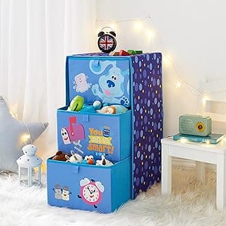 Idea Nuova Nickelodeon Blue's Clues 3 Drawer Soft Storage Unit with Poly Canvas Frame