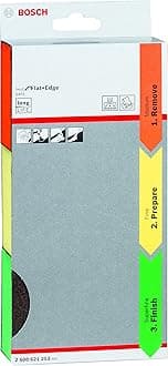 Bosch Professional 2608621253 3-Piece Sanding Sponge S471 Best for Flat and Edge Set (Medium (Orange) / Fine (Yellow) (Green), Accessories for Hand Sanding), 69 x 97 x 26 mm