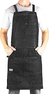Hudson Durable Goods Professional Grade Chef Apron for Kitchen