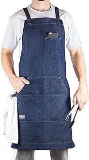 Hudson Durable GoodsProfessional Grade Chef Apron for Kitchen