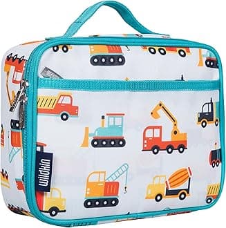 Wildkin Kids Insulated Lunch Box – Durable and Reusable for School & Travel - Modern Construction