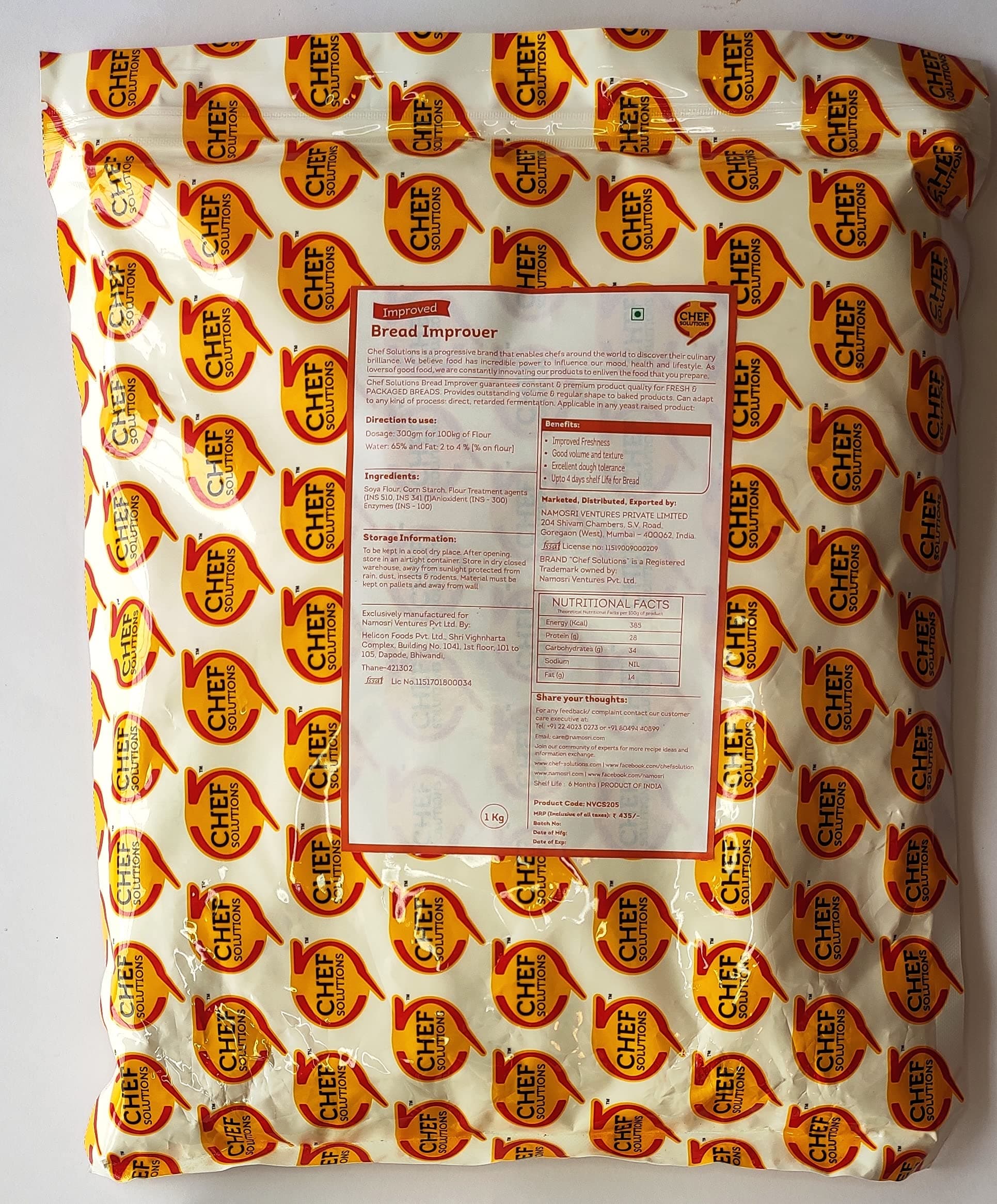 Chef Solutions Bread Improver (Egg Free), 1kg