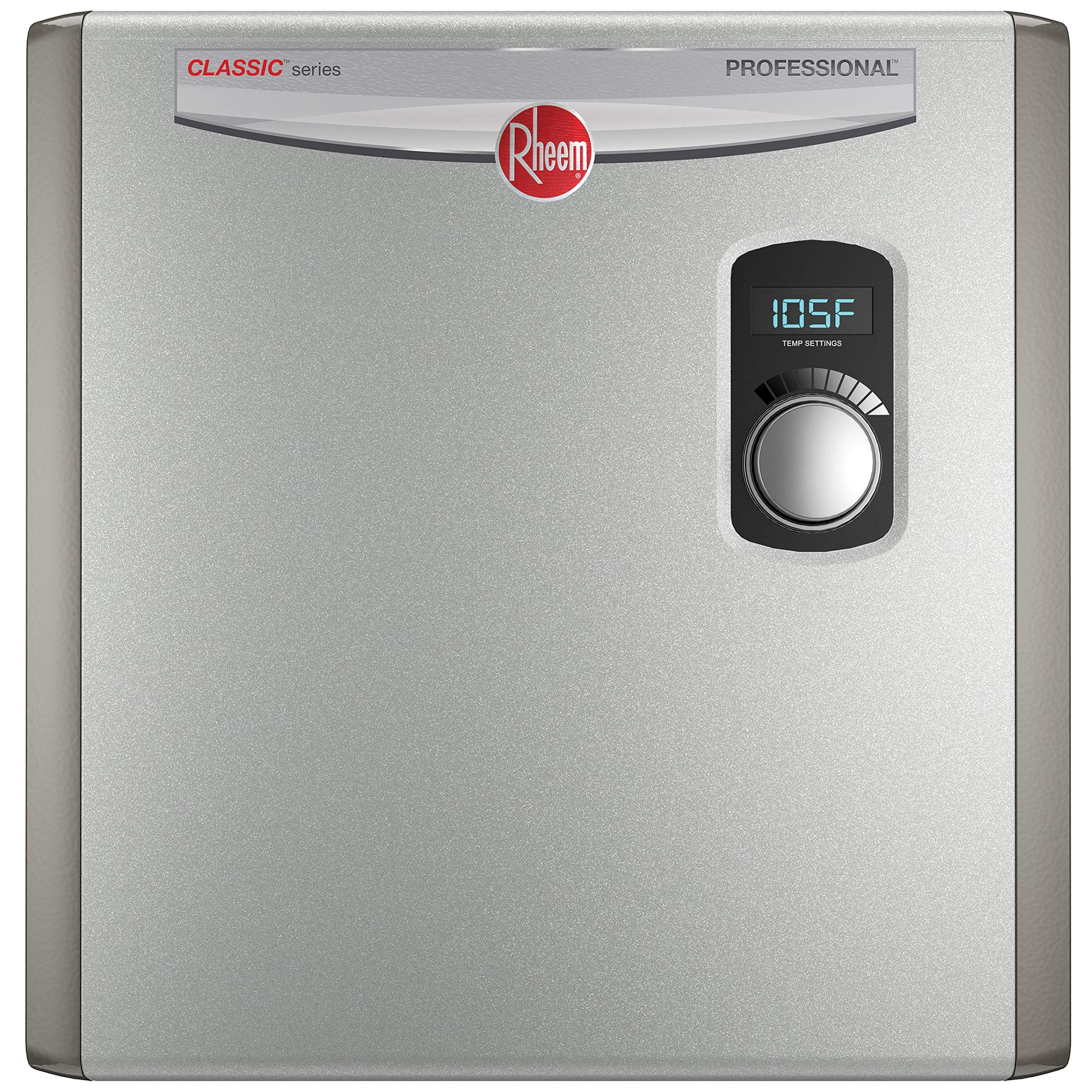 RTEX-24 24kW 240V Electric Tankless Water Heater, Gray