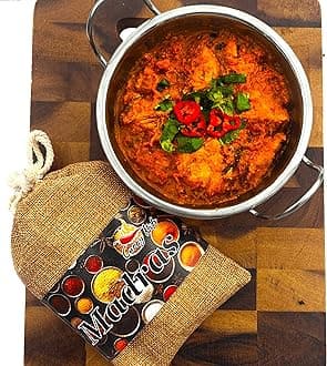 Madras Curry Kit, Madras Meal Kit, Make Restaurant Style Curries at Home, Madras Spice Mix, Madras Spice Powder, Curry Kits, With Whole Spices and Garlic Ginger Paste