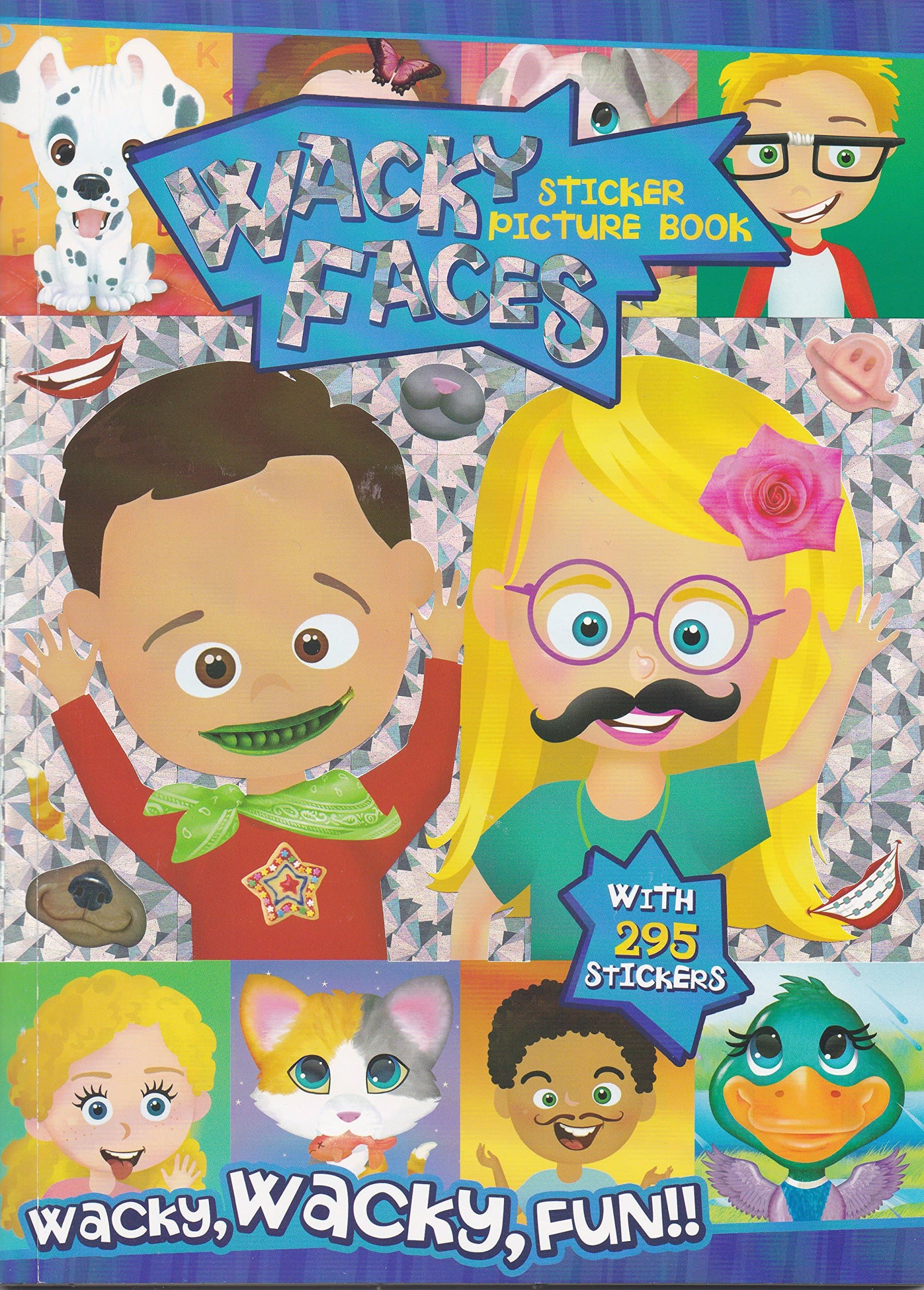 Bendon Create-A-Face Sticker Pad (Wacky Faces)