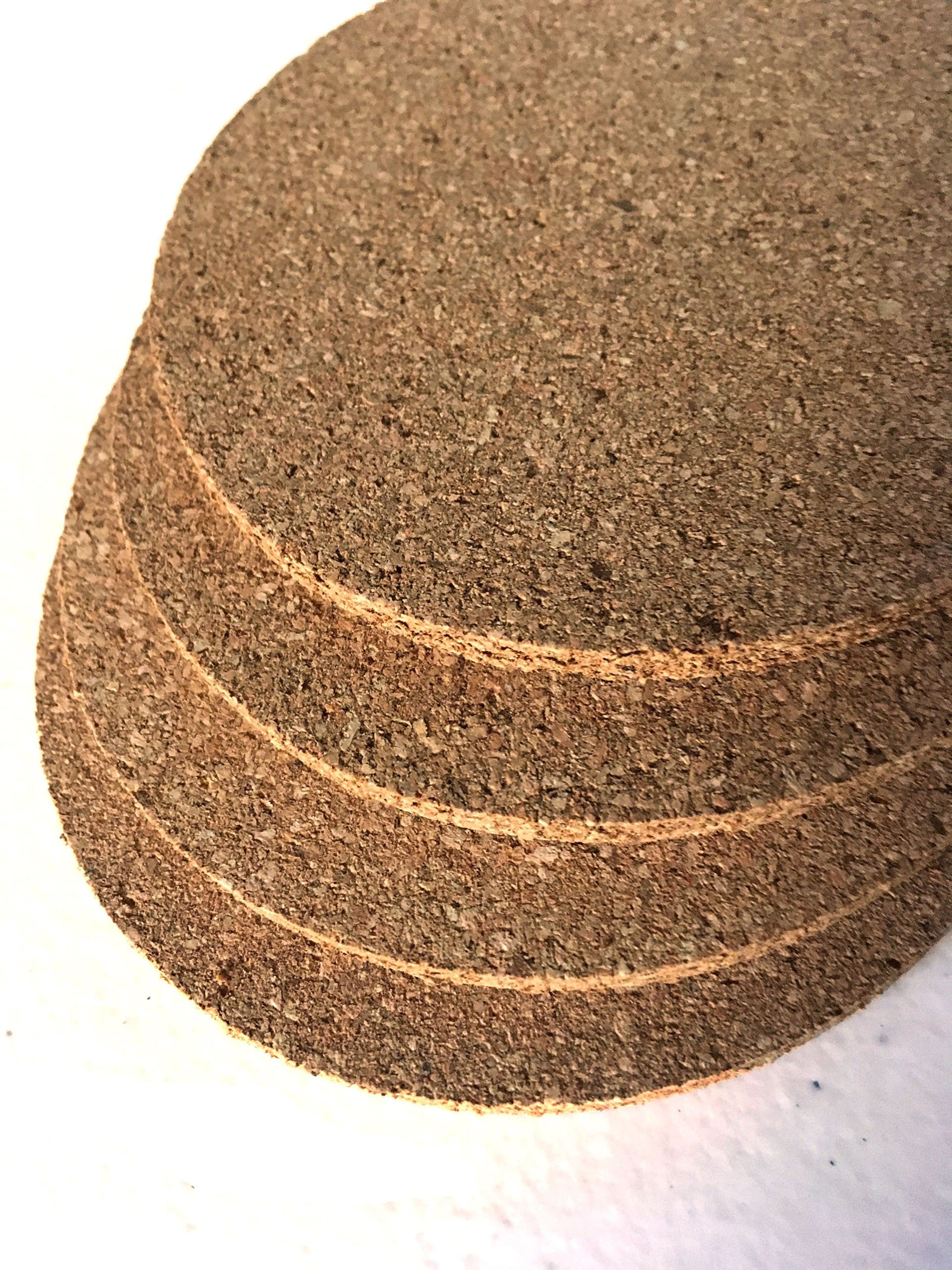 Round Cork Coasters 3.5" (4 Pack)