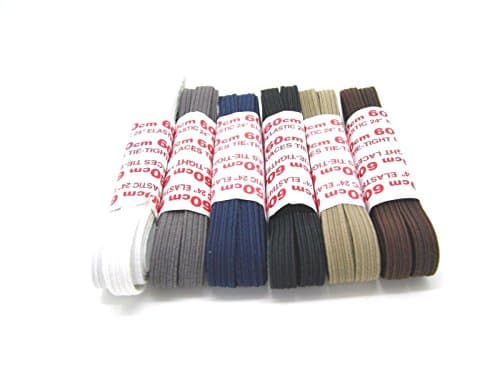 60cm Flat Elastic - Elasticated Shoe/Trainer Laces British Made