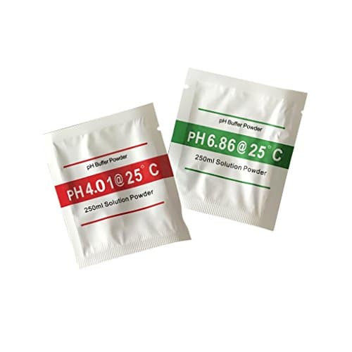 Coconut M 2pcs pH Meter Buffer Solution Powder Set,Quick and Easy pH Calibration 4.01,6.86 Calibration Powder,Suitable for Home,Industry
