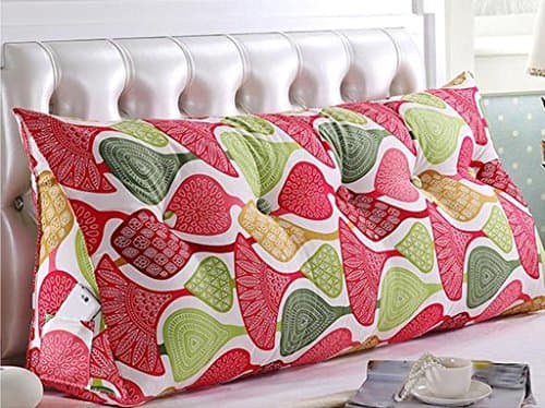 Double PILLOWS Pillows, triangle bed Soft Pack bed & queen bed ISBO cover 100x25x5 ller return wash 0cm Washable, sales (Color # 4, Size: 150x25x50cm)