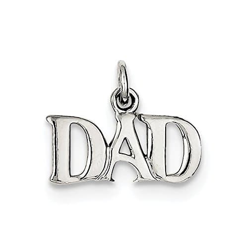 Sterling Silver Dad Charm