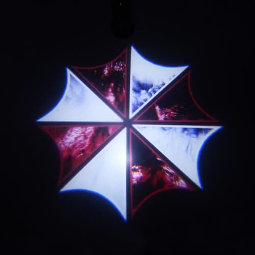 2X Umbrella Corp Resident Evil Logo Inserts