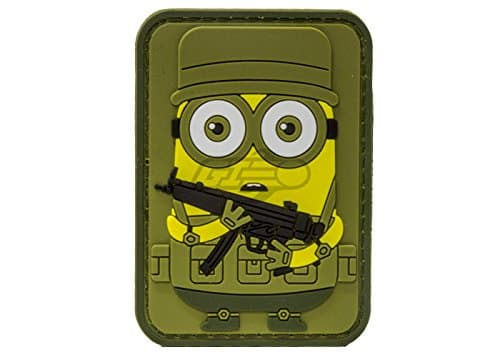 Forest Soldier Dude PVC Patch (Olive Drab)