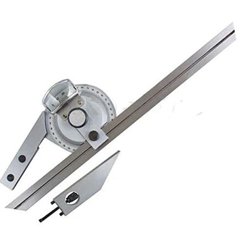 0-360° Steel Universal Bevel Protractor Angle Square Finder Angular Dial Ruler