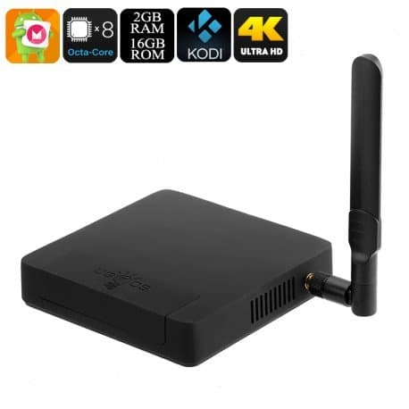 Ugoos AM3 Android TV Box - 4K, Android 6.0, Octa Core CPU, 2GB RAM, Kodi 16.1, SPDIF, Mali GPU