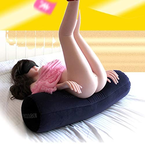 Msdep Inflatable Multi-Function Bed Pillow Headrest Waist Pillow, Inflatable Body Pillow Cushion Pillow Body Love Position Bed Head Pillow Adult Portable Couple Full Body Pillow