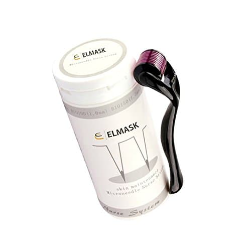 E ELMASK Mns 2.0 Titanium 540 Micro Needle Derma Roller Face Treatment