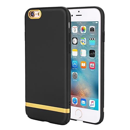 iPhone 6 Plus Case, iPhone 6s Plus Case, Ultra Slim Anti-Scratch Protective Phone Cover Case for Apple iPhone 6/6s Plus (5.5" Black)