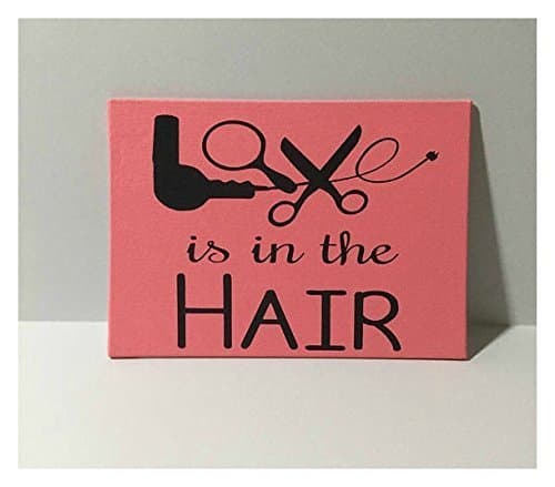 Mini painted canvas sign