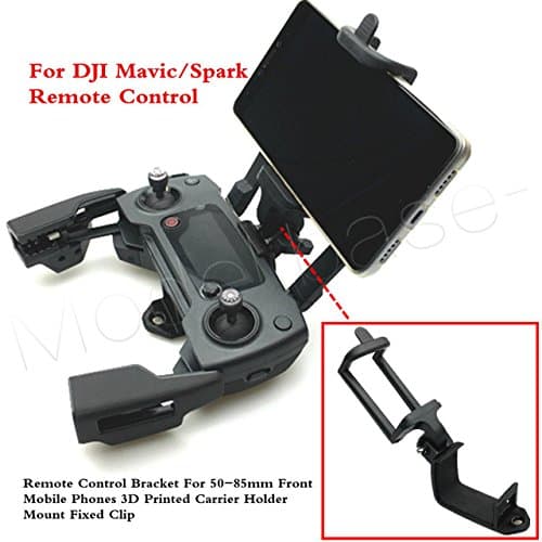 DJI Mavic/Spark Remote Control Bracket For 50-85mm Front Mobile Phones 3D Printed Carrier Holder Mount Fixed Clip Accessories