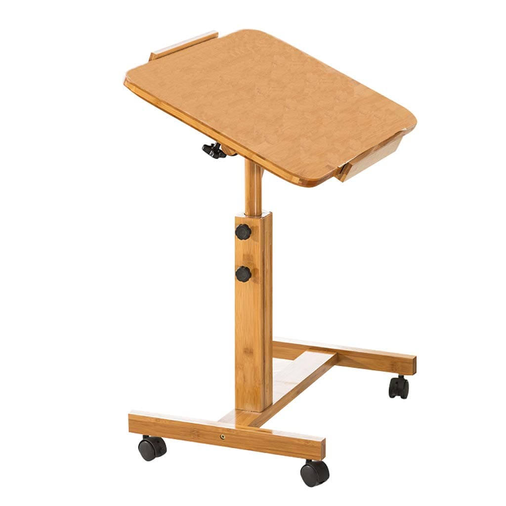 FeiGuoQiang Multifunctional solid wood table folding lifting table removable portable home sofa table bedroom living room coffee table wine cabinet telephone table computer table can be raised and low