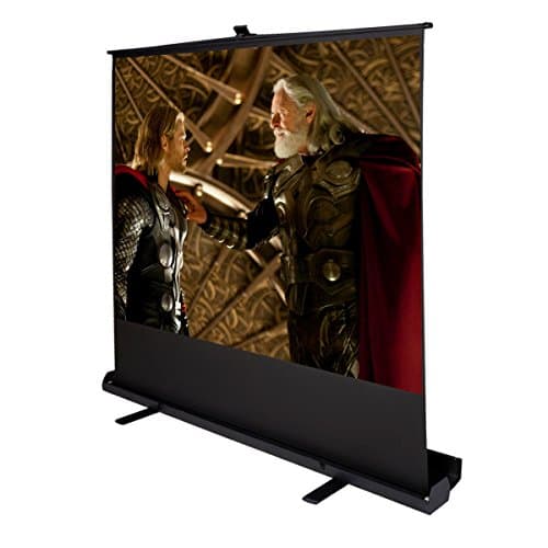 UBRTools 80" Inch 4: 3 Portable Pull Up Floor Projector Projection Screen w/Aluminium Case