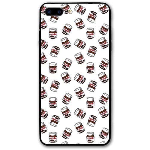 KDFHKA IPhone 8 Plus Case, 7 Plus Case Nutella Hard Anti-Scratch &Fingerprint Non Slip PC Phone Case, 5.5 Inch Black