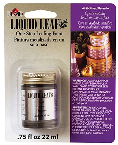 Liquid Leaf Paint One Step Leafing Paint, 0.75-Ounce, Original (Silver)
