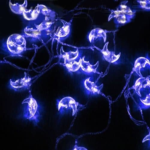 Adsled LED 20 Moon Portable Battery String Lights 2.5 Meters (Blue)