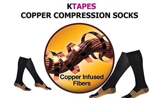 Ktapes Copper Compression Socks L/XL